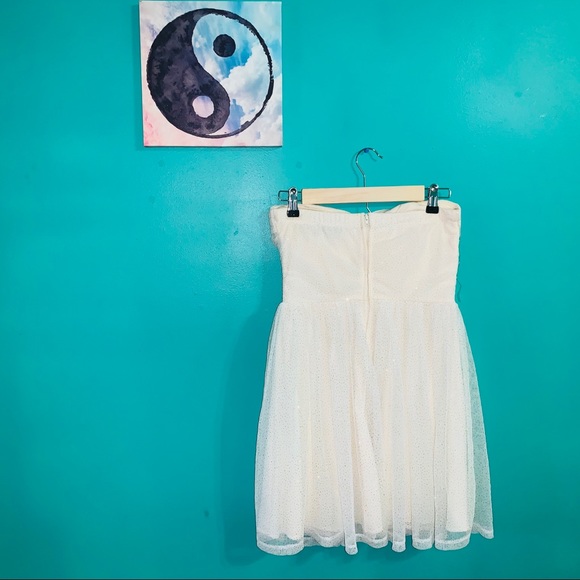 White Sparkle Dress - Picture 2 of 2
